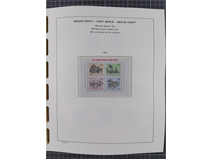 1945/90, ungebrauchte und postfrische Sammlung, oftmals komplett, dabei Bund/Berlin und DDR, DDR mit guten Dienstmarken inkl.