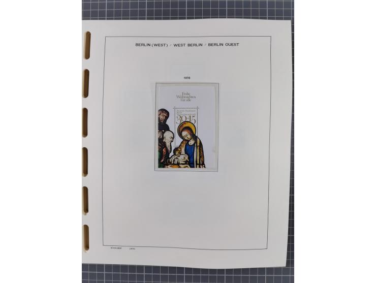 1945/90, ungebrauchte und postfrische Sammlung, oftmals komplett, dabei Bund/Berlin und DDR, DDR mit guten Dienstmarken inkl.