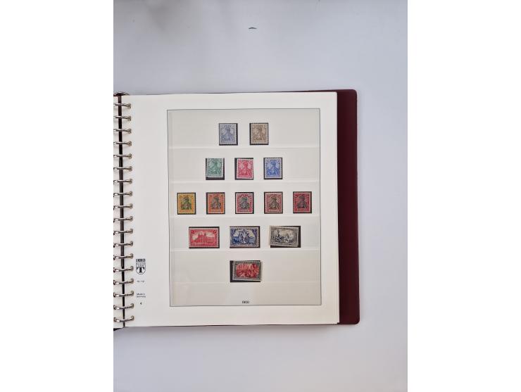 1872/1945, ungebrauchte und postfrische Sammlung, beginnend mit interessantem Teil Brustschilde, danach u.a. Mi.-Nr. 35a unge