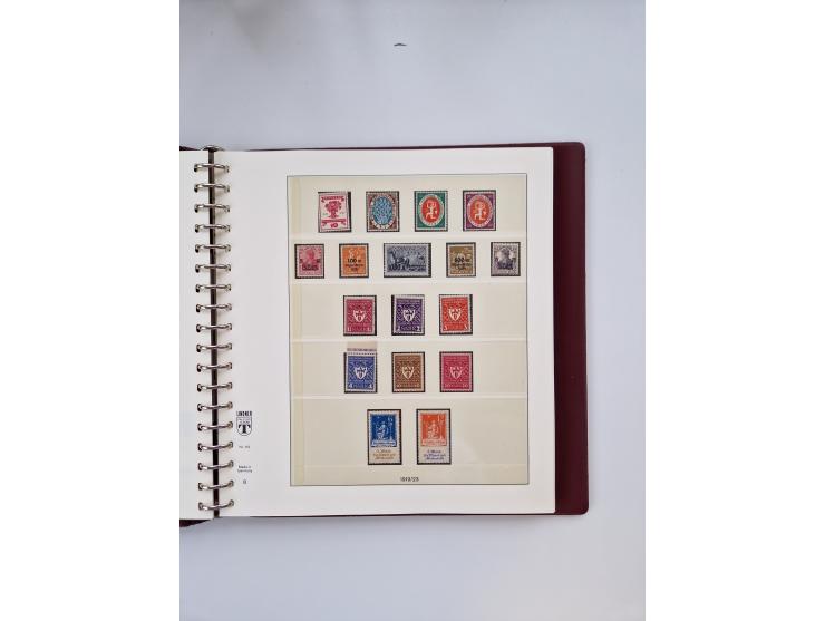 1872/1945, ungebrauchte und postfrische Sammlung, beginnend mit interessantem Teil Brustschilde, danach u.a. Mi.-Nr. 35a unge