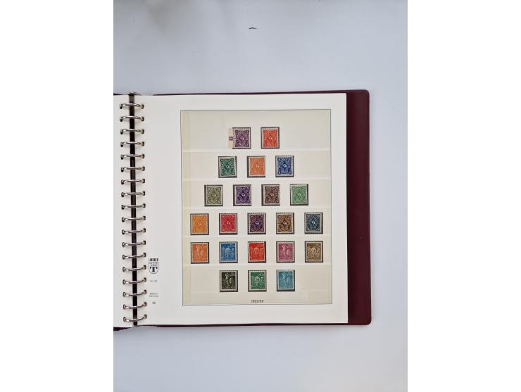 1872/1945, ungebrauchte und postfrische Sammlung, beginnend mit interessantem Teil Brustschilde, danach u.a. Mi.-Nr. 35a unge