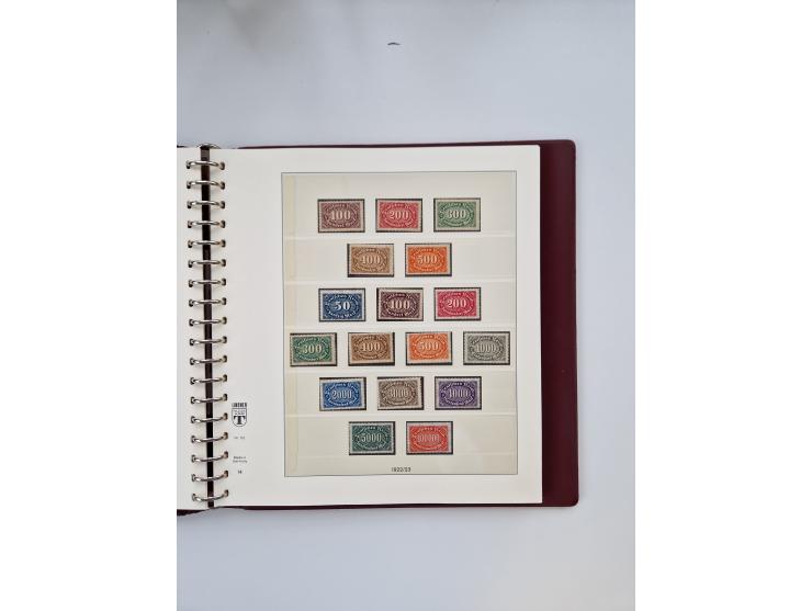 1872/1945, ungebrauchte und postfrische Sammlung, beginnend mit interessantem Teil Brustschilde, danach u.a. Mi.-Nr. 35a unge