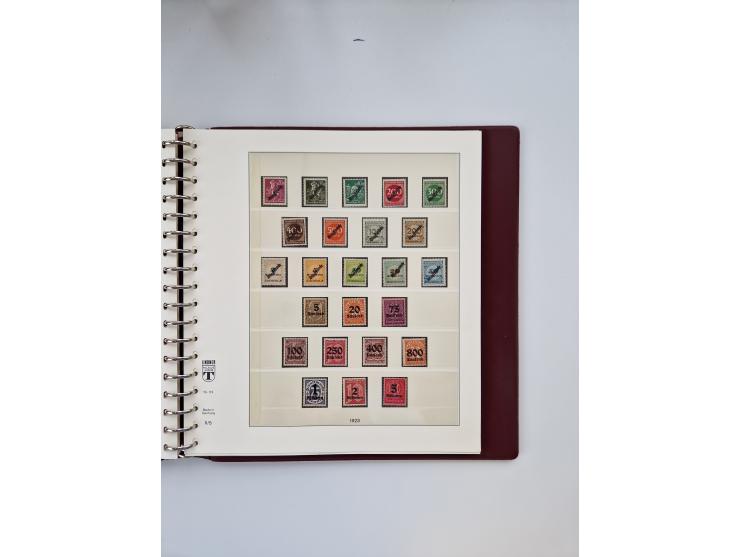 1872/1945, ungebrauchte und postfrische Sammlung, beginnend mit interessantem Teil Brustschilde, danach u.a. Mi.-Nr. 35a unge