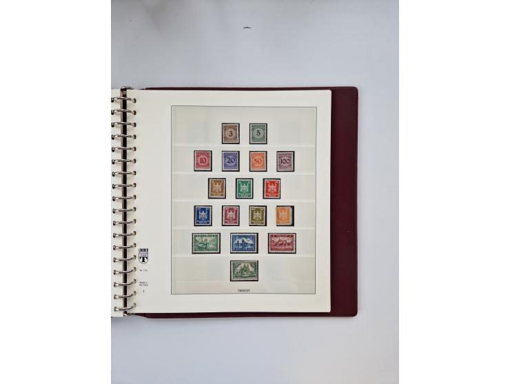 1872/1945, ungebrauchte und postfrische Sammlung, beginnend mit interessantem Teil Brustschilde, danach u.a. Mi.-Nr. 35a unge