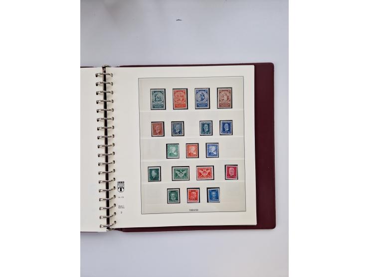 1872/1945, ungebrauchte und postfrische Sammlung, beginnend mit interessantem Teil Brustschilde, danach u.a. Mi.-Nr. 35a unge