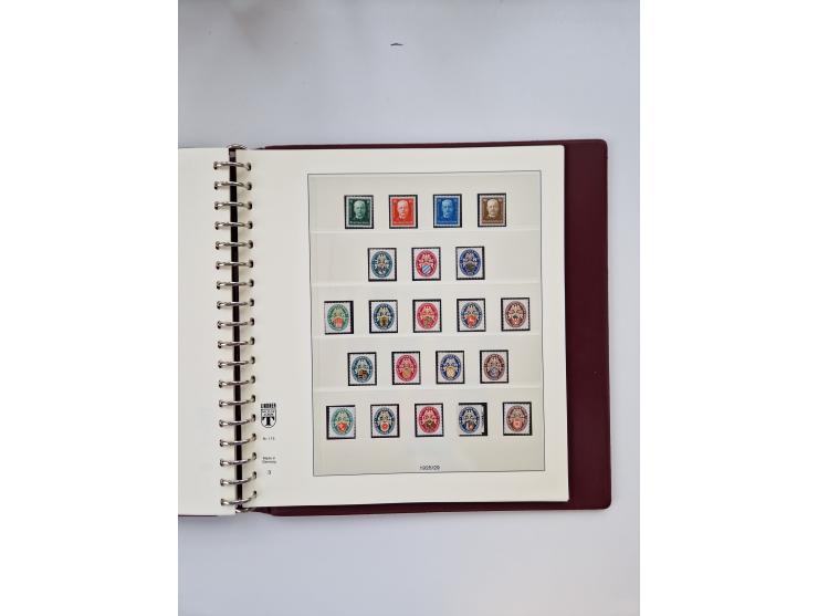 1872/1945, ungebrauchte und postfrische Sammlung, beginnend mit interessantem Teil Brustschilde, danach u.a. Mi.-Nr. 35a unge