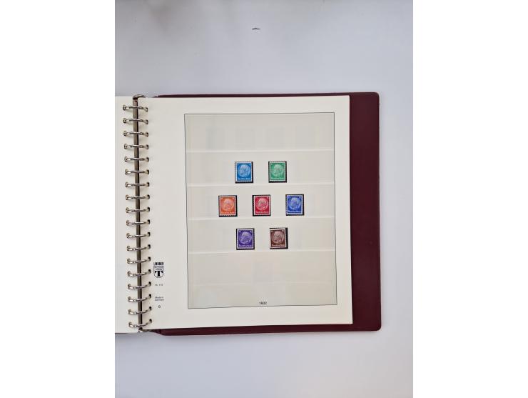 1872/1945, ungebrauchte und postfrische Sammlung, beginnend mit interessantem Teil Brustschilde, danach u.a. Mi.-Nr. 35a unge