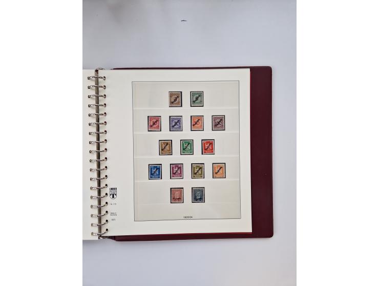 1872/1945, ungebrauchte und postfrische Sammlung, beginnend mit interessantem Teil Brustschilde, danach u.a. Mi.-Nr. 35a unge