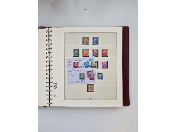 1872/1945, ungebrauchte und postfrische Sammlung, beginnend mit interessantem Teil Brustschilde, danach u.a. Mi.-Nr. 35a unge