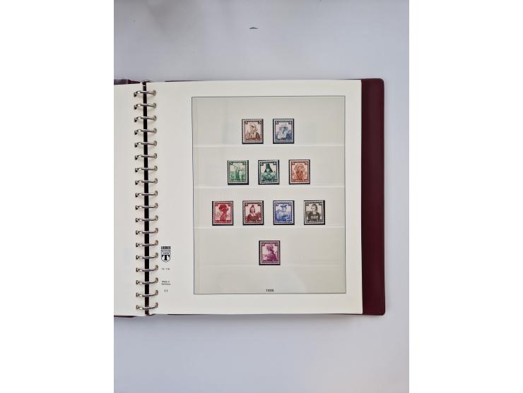 1872/1945, ungebrauchte und postfrische Sammlung, beginnend mit interessantem Teil Brustschilde, danach u.a. Mi.-Nr. 35a unge