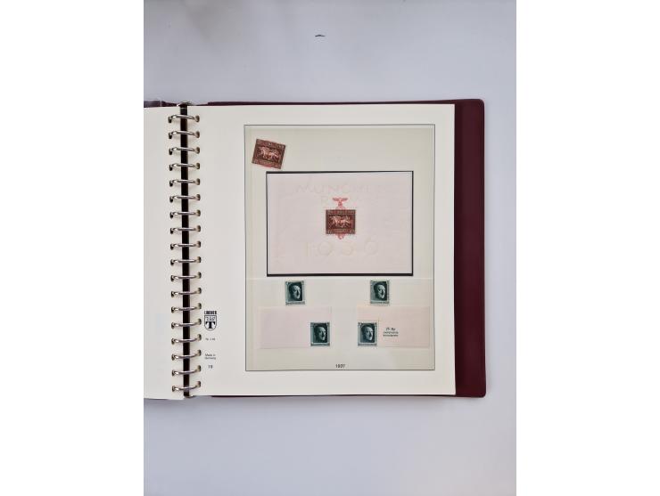 1872/1945, ungebrauchte und postfrische Sammlung, beginnend mit interessantem Teil Brustschilde, danach u.a. Mi.-Nr. 35a unge