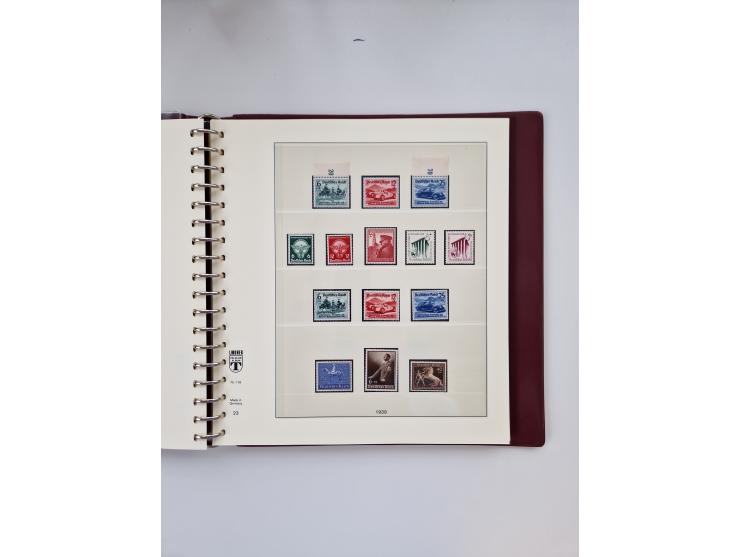 1872/1945, ungebrauchte und postfrische Sammlung, beginnend mit interessantem Teil Brustschilde, danach u.a. Mi.-Nr. 35a unge