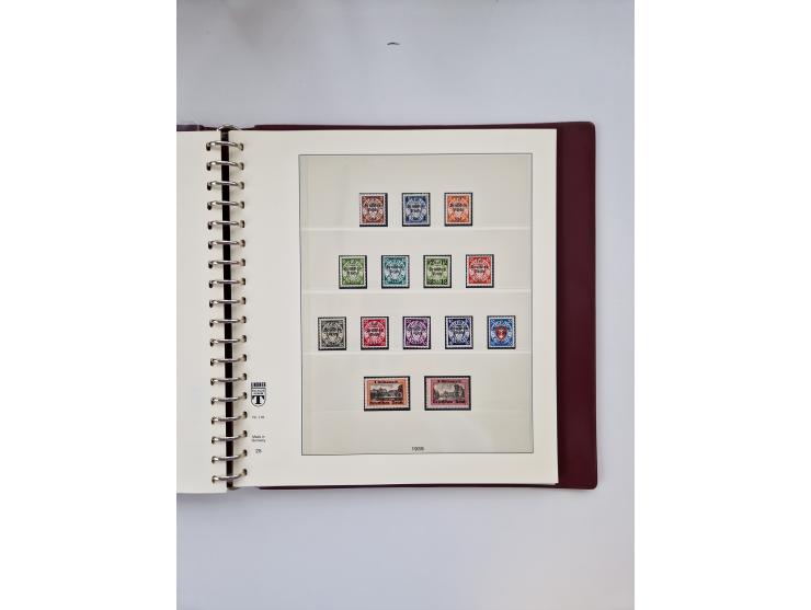 1872/1945, ungebrauchte und postfrische Sammlung, beginnend mit interessantem Teil Brustschilde, danach u.a. Mi.-Nr. 35a unge