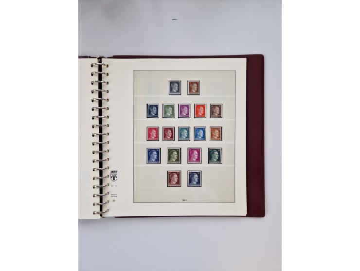 1872/1945, ungebrauchte und postfrische Sammlung, beginnend mit interessantem Teil Brustschilde, danach u.a. Mi.-Nr. 35a unge