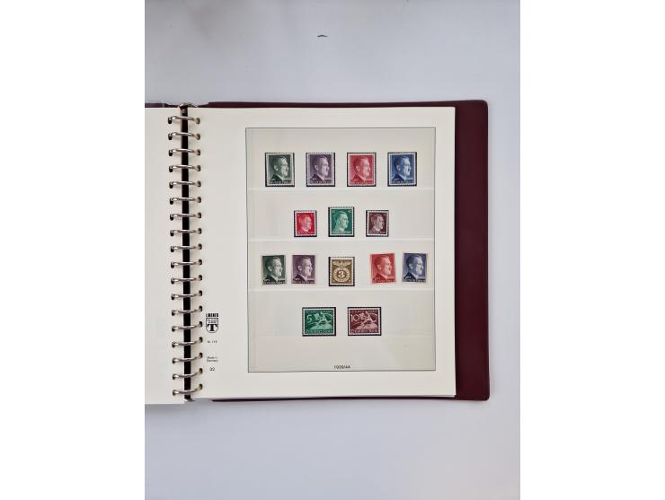 1872/1945, ungebrauchte und postfrische Sammlung, beginnend mit interessantem Teil Brustschilde, danach u.a. Mi.-Nr. 35a unge