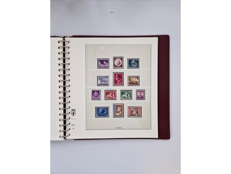 1872/1945, ungebrauchte und postfrische Sammlung, beginnend mit interessantem Teil Brustschilde, danach u.a. Mi.-Nr. 35a unge