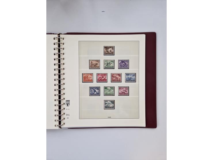 1872/1945, ungebrauchte und postfrische Sammlung, beginnend mit interessantem Teil Brustschilde, danach u.a. Mi.-Nr. 35a unge