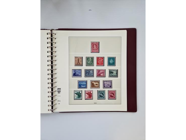 1872/1945, ungebrauchte und postfrische Sammlung, beginnend mit interessantem Teil Brustschilde, danach u.a. Mi.-Nr. 35a unge