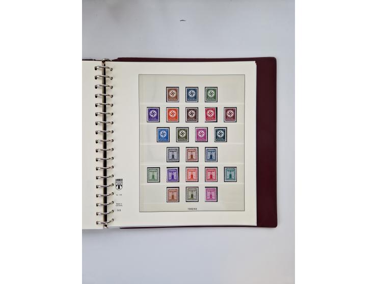 1872/1945, ungebrauchte und postfrische Sammlung, beginnend mit interessantem Teil Brustschilde, danach u.a. Mi.-Nr. 35a unge