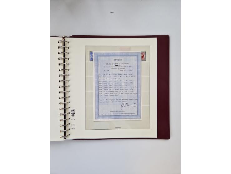 1872/1945, ungebrauchte und postfrische Sammlung, beginnend mit interessantem Teil Brustschilde, danach u.a. Mi.-Nr. 35a unge