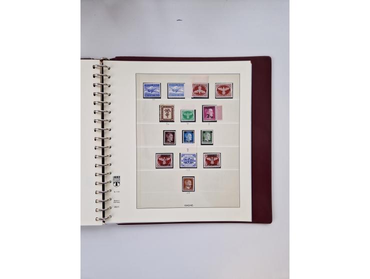 1872/1945, ungebrauchte und postfrische Sammlung, beginnend mit interessantem Teil Brustschilde, danach u.a. Mi.-Nr. 35a unge