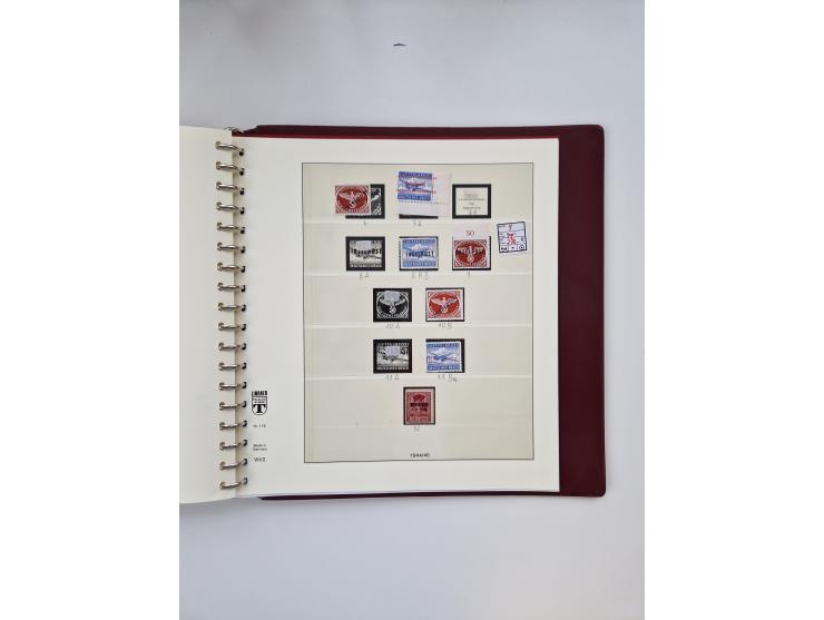 1872/1945, ungebrauchte und postfrische Sammlung, beginnend mit interessantem Teil Brustschilde, danach u.a. Mi.-Nr. 35a unge