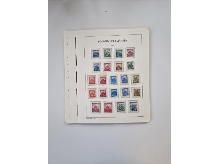 1872/1945, ungebrauchte und postfrische Sammlung, beginnend mit interessantem Teil Brustschilde, danach u.a. Mi.-Nr. 35a unge