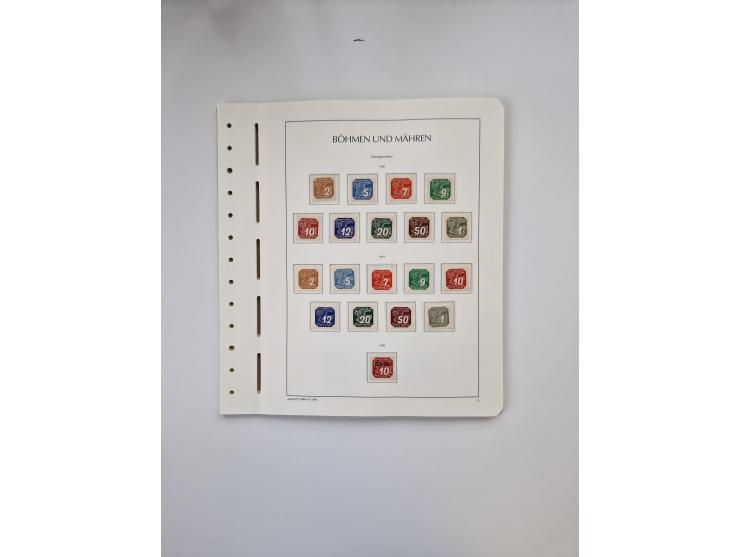 1872/1945, ungebrauchte und postfrische Sammlung, beginnend mit interessantem Teil Brustschilde, danach u.a. Mi.-Nr. 35a unge