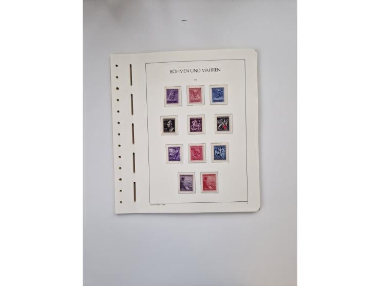 1872/1945, ungebrauchte und postfrische Sammlung, beginnend mit interessantem Teil Brustschilde, danach u.a. Mi.-Nr. 35a unge