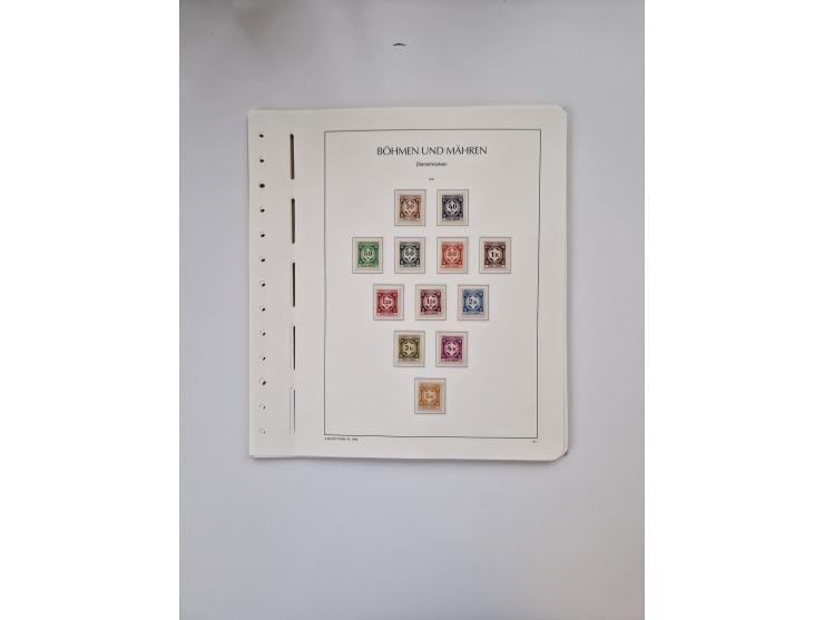 1872/1945, ungebrauchte und postfrische Sammlung, beginnend mit interessantem Teil Brustschilde, danach u.a. Mi.-Nr. 35a unge