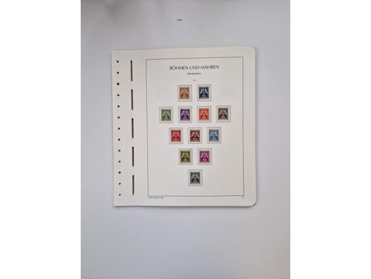 1872/1945, ungebrauchte und postfrische Sammlung, beginnend mit interessantem Teil Brustschilde, danach u.a. Mi.-Nr. 35a unge