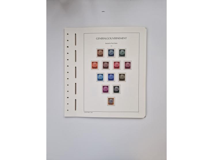 1872/1945, ungebrauchte und postfrische Sammlung, beginnend mit interessantem Teil Brustschilde, danach u.a. Mi.-Nr. 35a unge