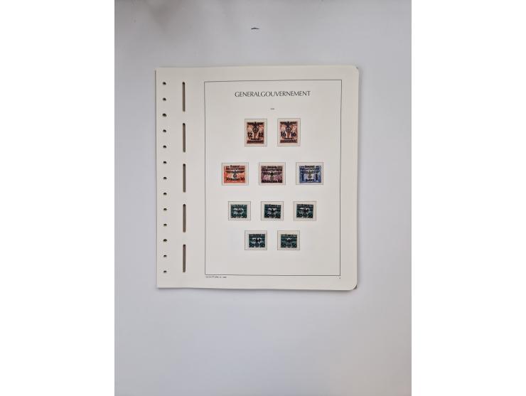 1872/1945, ungebrauchte und postfrische Sammlung, beginnend mit interessantem Teil Brustschilde, danach u.a. Mi.-Nr. 35a unge