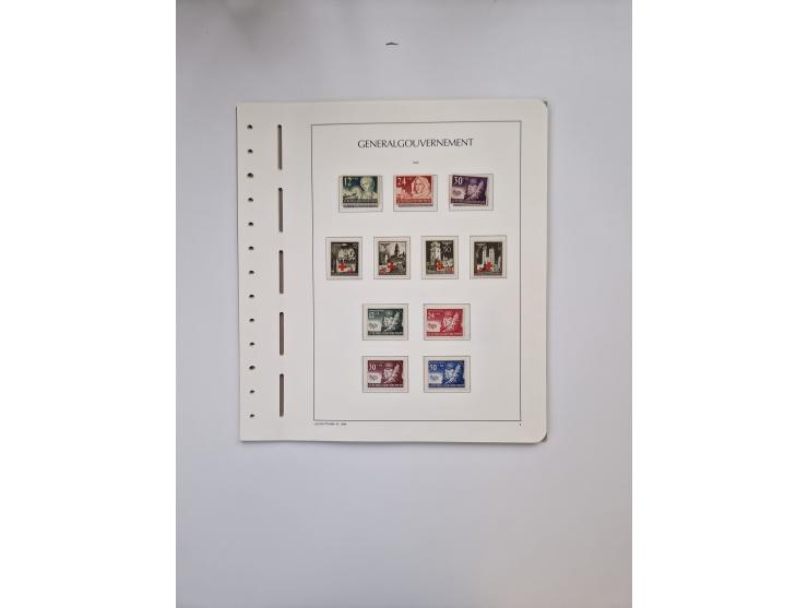 1872/1945, ungebrauchte und postfrische Sammlung, beginnend mit interessantem Teil Brustschilde, danach u.a. Mi.-Nr. 35a unge