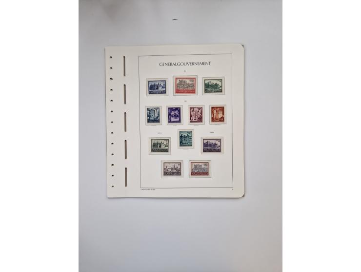 1872/1945, ungebrauchte und postfrische Sammlung, beginnend mit interessantem Teil Brustschilde, danach u.a. Mi.-Nr. 35a unge