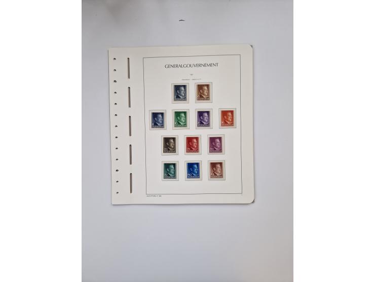 1872/1945, ungebrauchte und postfrische Sammlung, beginnend mit interessantem Teil Brustschilde, danach u.a. Mi.-Nr. 35a unge