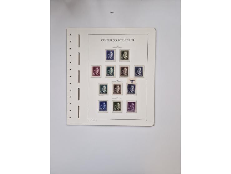 1872/1945, ungebrauchte und postfrische Sammlung, beginnend mit interessantem Teil Brustschilde, danach u.a. Mi.-Nr. 35a unge