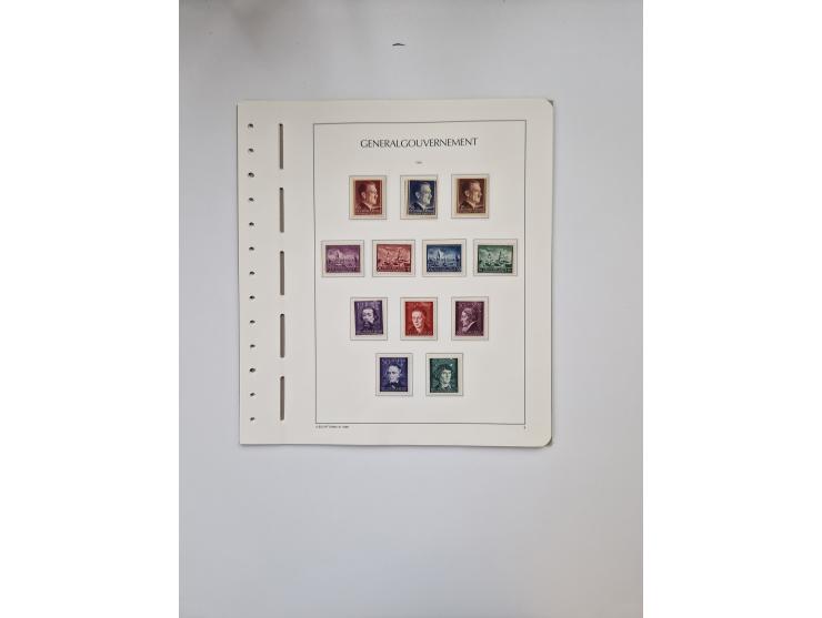 1872/1945, ungebrauchte und postfrische Sammlung, beginnend mit interessantem Teil Brustschilde, danach u.a. Mi.-Nr. 35a unge