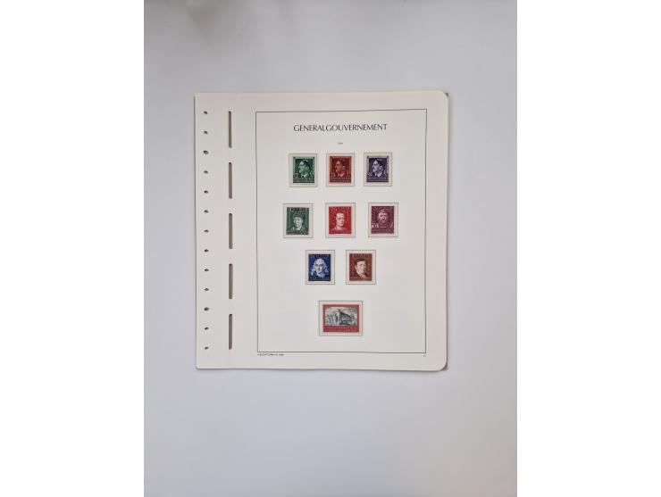 1872/1945, ungebrauchte und postfrische Sammlung, beginnend mit interessantem Teil Brustschilde, danach u.a. Mi.-Nr. 35a unge