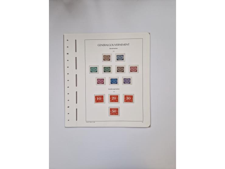 1872/1945, ungebrauchte und postfrische Sammlung, beginnend mit interessantem Teil Brustschilde, danach u.a. Mi.-Nr. 35a unge