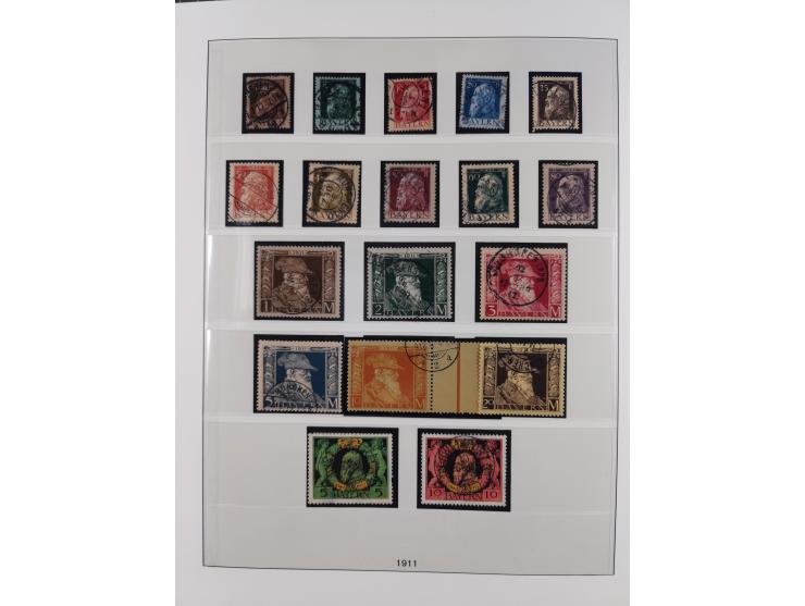 1849/1920, meist gestempelte Sammlung, ab Mi.-Nr. 1Ia mit Schnittlinien, 3II voll- bis breitrandig, 4I, 13a/b, 21a, 21c, 26X,