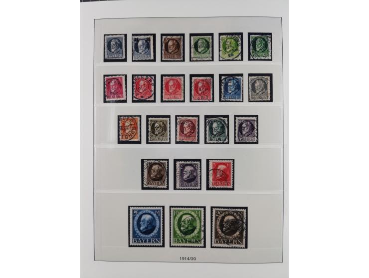 1849/1920, meist gestempelte Sammlung, ab Mi.-Nr. 1Ia mit Schnittlinien, 3II voll- bis breitrandig, 4I, 13a/b, 21a, 21c, 26X,