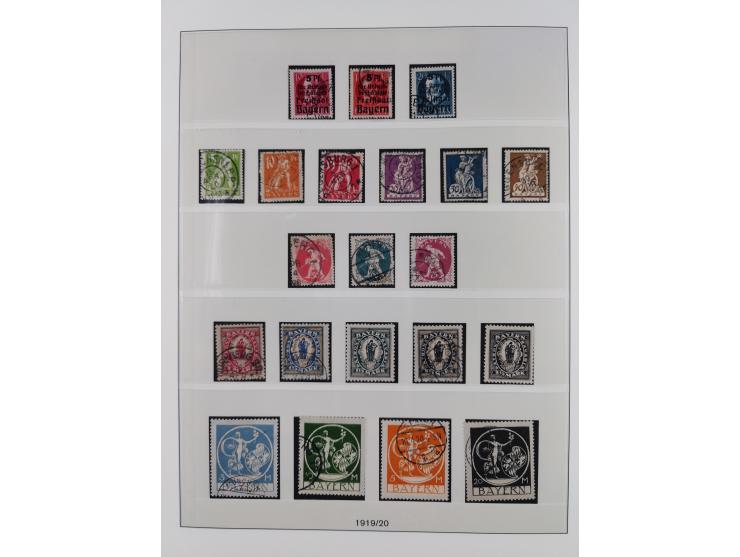 1849/1920, meist gestempelte Sammlung, ab Mi.-Nr. 1Ia mit Schnittlinien, 3II voll- bis breitrandig, 4I, 13a/b, 21a, 21c, 26X,