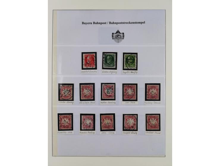 1849/1920, meist gestempelte Sammlung, ab Mi.-Nr. 1Ia mit Schnittlinien, 3II voll- bis breitrandig, 4I, 13a/b, 21a, 21c, 26X,