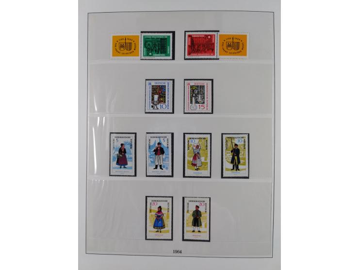 1948/2001, vorwiegend postfrische Sammlung, dabei Bund, Berlin und DDR in den Hauptnummern augenscheinlich komplett, außerdem