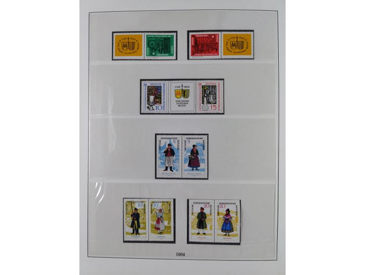 1948/2001, vorwiegend postfrische Sammlung, dabei Bund, Berlin und DDR in den Hauptnummern augenscheinlich komplett, außerdem