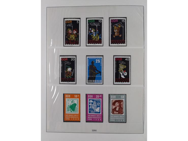 1948/2001, vorwiegend postfrische Sammlung, dabei Bund, Berlin und DDR in den Hauptnummern augenscheinlich komplett, außerdem