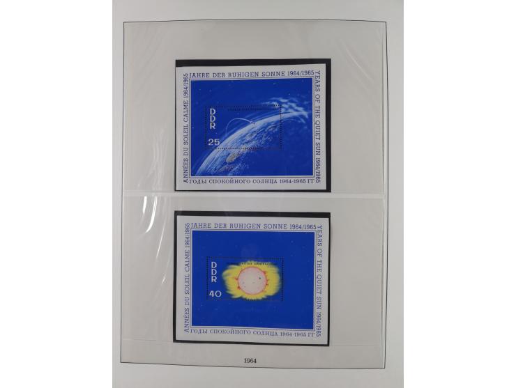 1948/2001, vorwiegend postfrische Sammlung, dabei Bund, Berlin und DDR in den Hauptnummern augenscheinlich komplett, außerdem