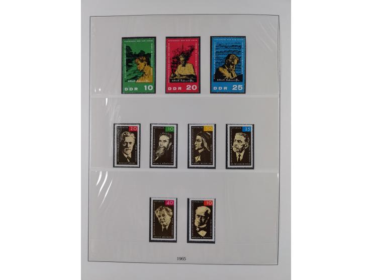 1948/2001, vorwiegend postfrische Sammlung, dabei Bund, Berlin und DDR in den Hauptnummern augenscheinlich komplett, außerdem