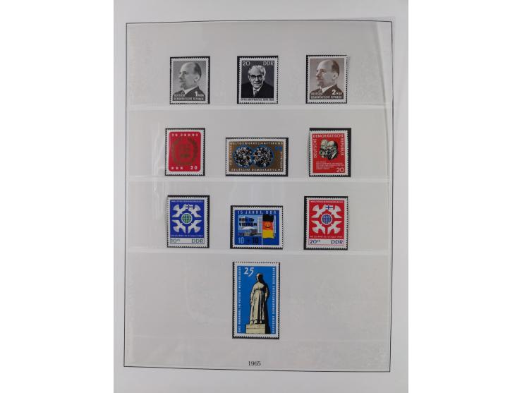 1948/2001, vorwiegend postfrische Sammlung, dabei Bund, Berlin und DDR in den Hauptnummern augenscheinlich komplett, außerdem